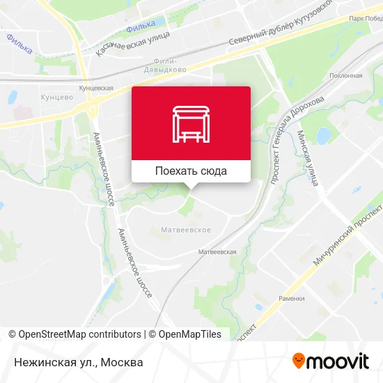 Карта Нежинская ул.