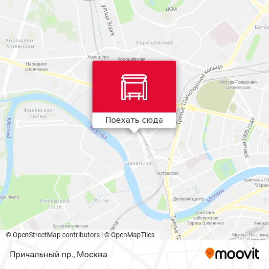Карта Причальный пр.