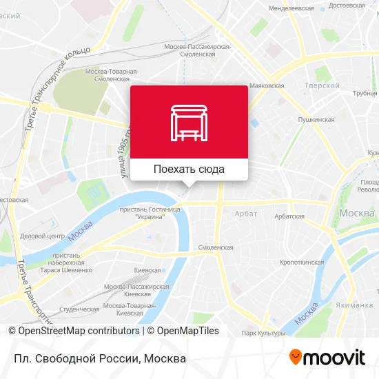 Карта Пл. Свободной России