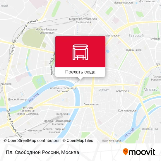 Карта Пл. Свободной России