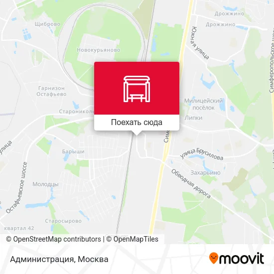 Карта Администрация
