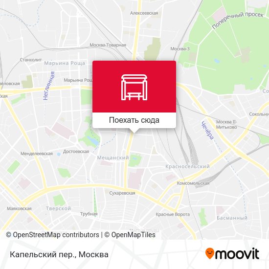 Карта Капельский пер.