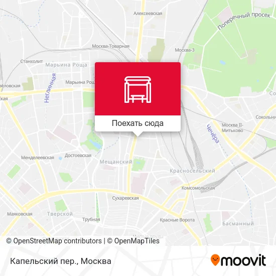 Карта Капельский пер.