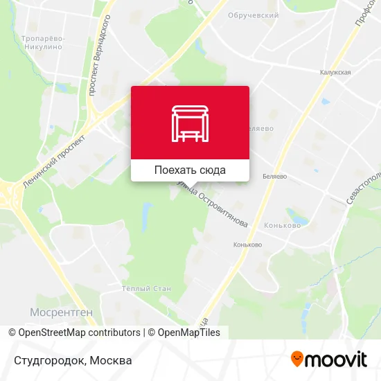 Карта Студгородок