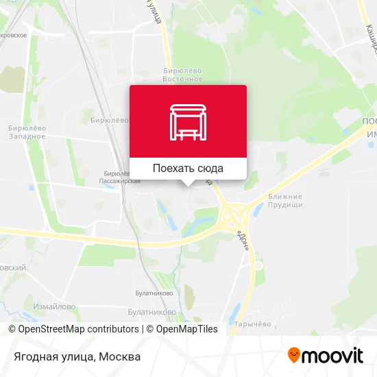 Карта Ягодная улица