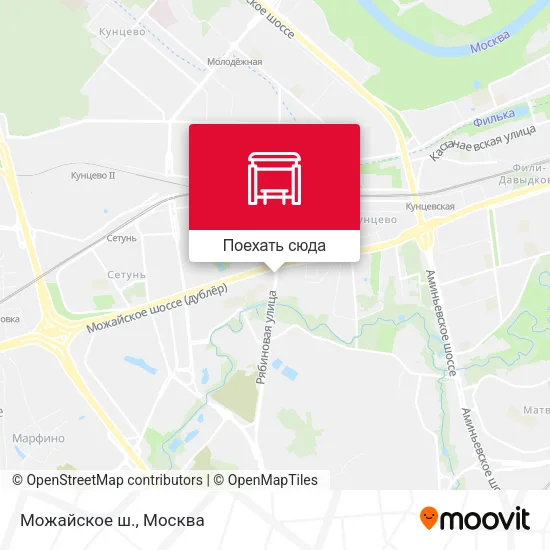 Карта Можайское ш.