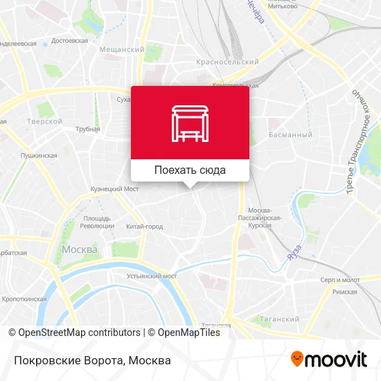 Карта Покровские Ворота