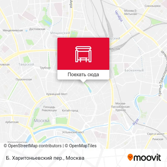 Карта Б. Харитоньевский пер.