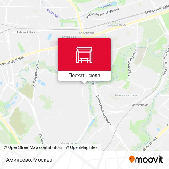 Карта Аминьево