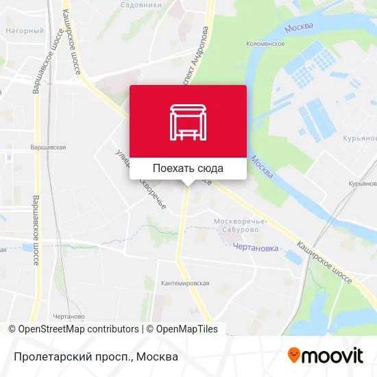 Карта Пролетарский просп.