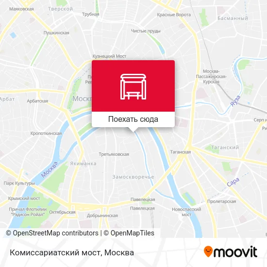 Карта Комиссариатский мост