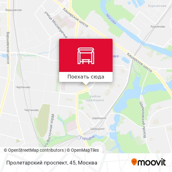 Карта Пролетарский проспект, 45