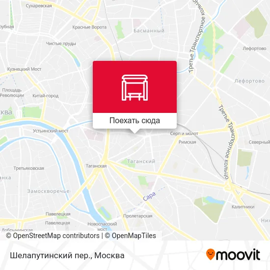 Карта Шелапутинский пер.