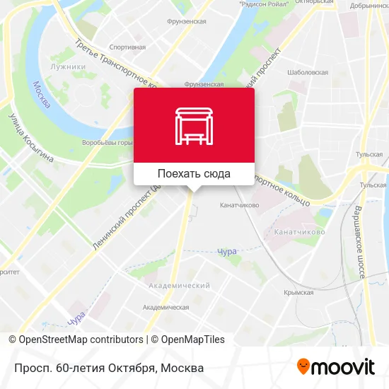 Карта Просп. 60-летия Октября