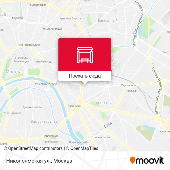 Карта Николоямская ул.
