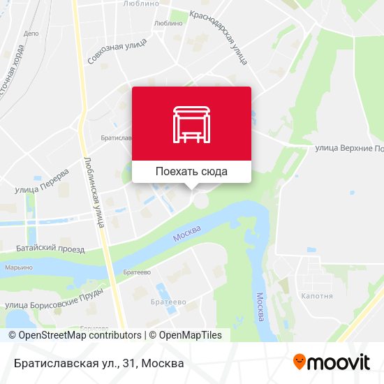 Карта Братиславская ул., 31