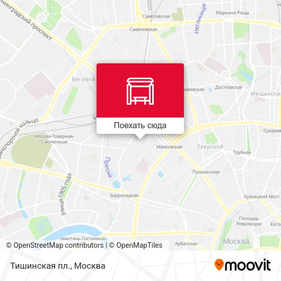 Карта Тишинская пл.