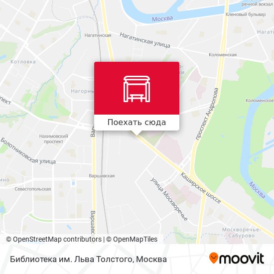 Карта Библиотека им. Льва Толстого