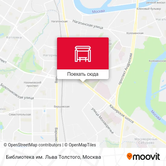 Карта Библиотека им. Льва Толстого