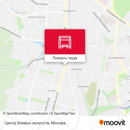 Карта Центр боевых искусств