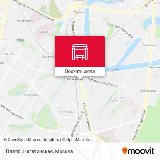 Карта Платф. Нагатинская