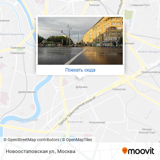 Карта Новоостаповская ул.