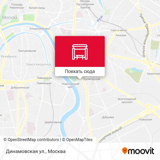 Карта Динамовская ул.