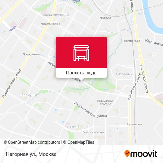 Карта Нагорная ул.