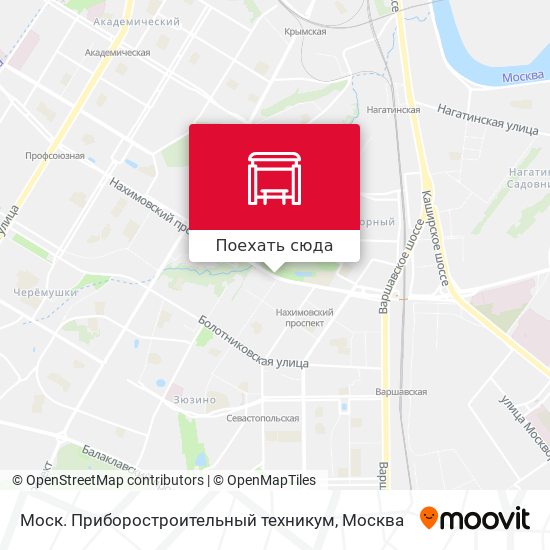 Карта Моск. Приборостроительный техникум