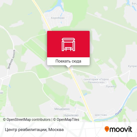 Карта Центр реабилитации