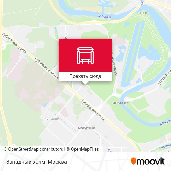 Карта Западный холм