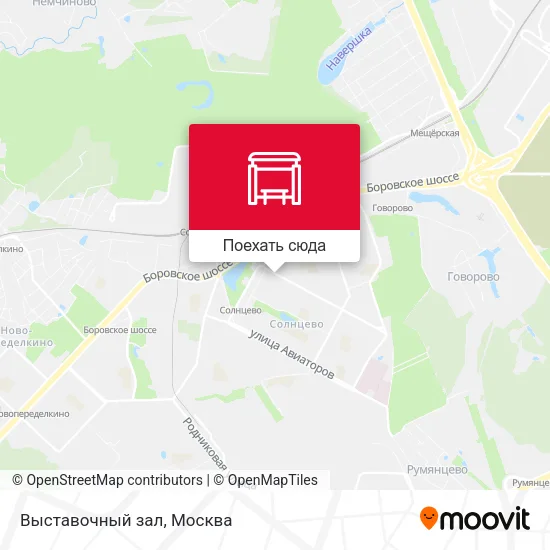 Карта Выставочный зал
