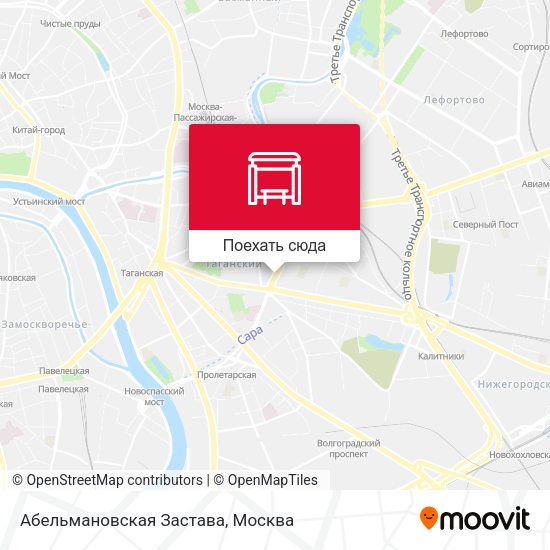 Карта Абельмановская Застава