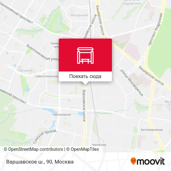Карта Варшавское ш., 90