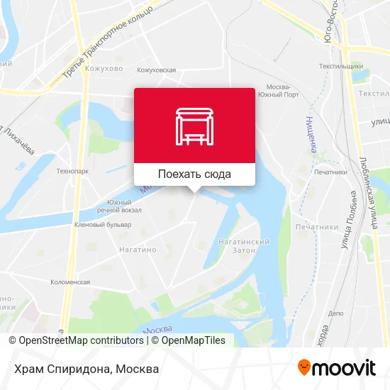 Карта Храм Спиридона