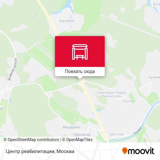 Карта Центр реабилитации