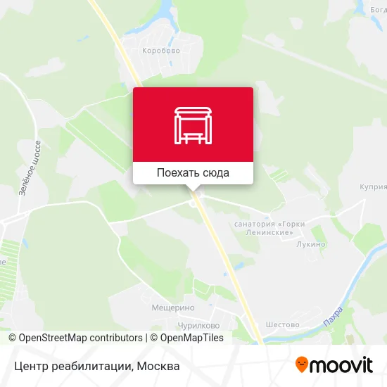 Карта Центр реабилитации