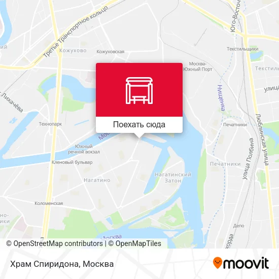 Карта Храм Спиридона
