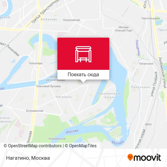 Карта Нагатино