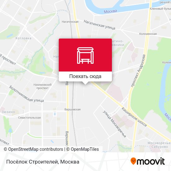Карта Посёлок Строителей