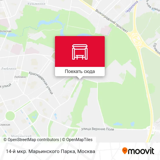 Карта 14-й мкр. Марьинского Парка