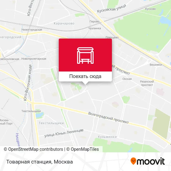 Карта Товарная станция