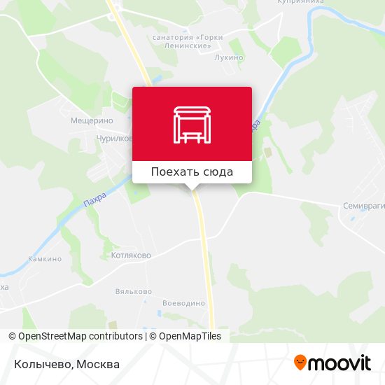 Карта Колычево
