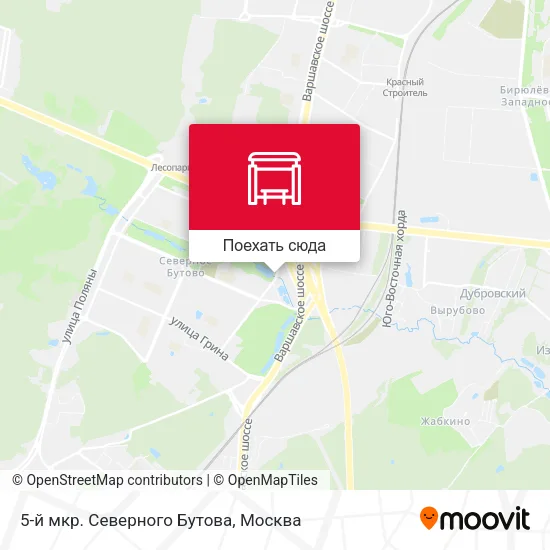 Карта 5-й мкр. Северного Бутова