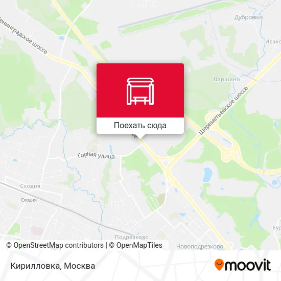Карта Кирилловка