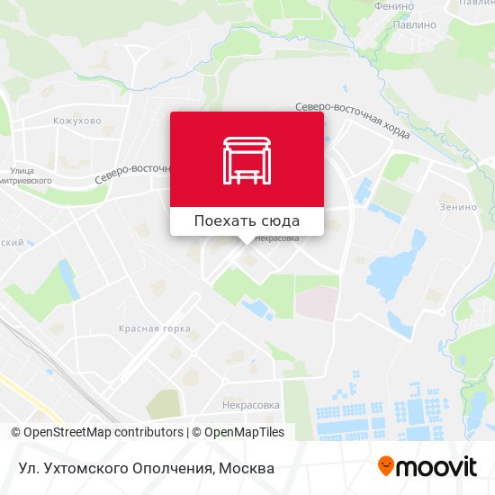 Карта Ул. Ухтомского Ополчения