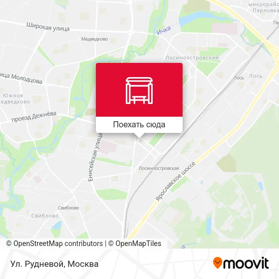 Карта Ул. Рудневой