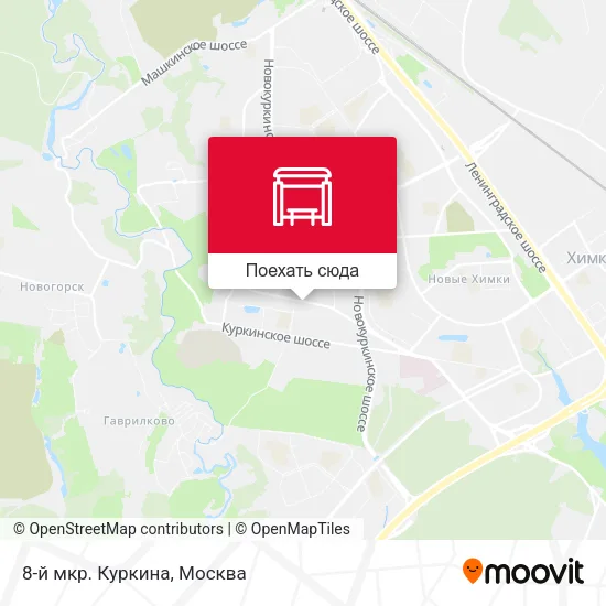 Карта 8-й мкр. Куркина
