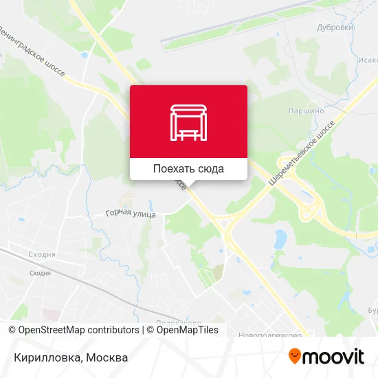 Карта Кирилловка
