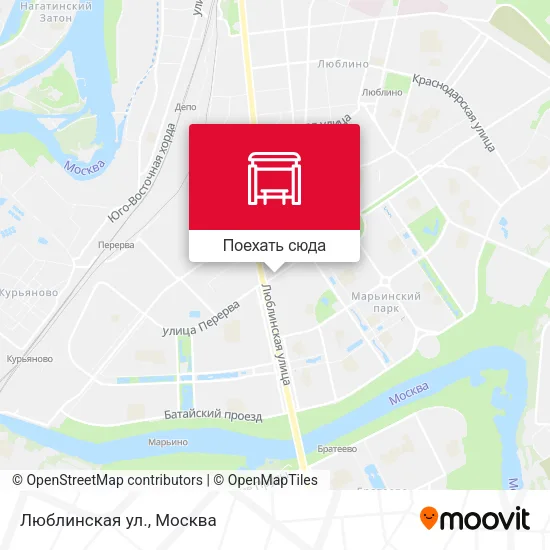 Карта Люблинская ул.